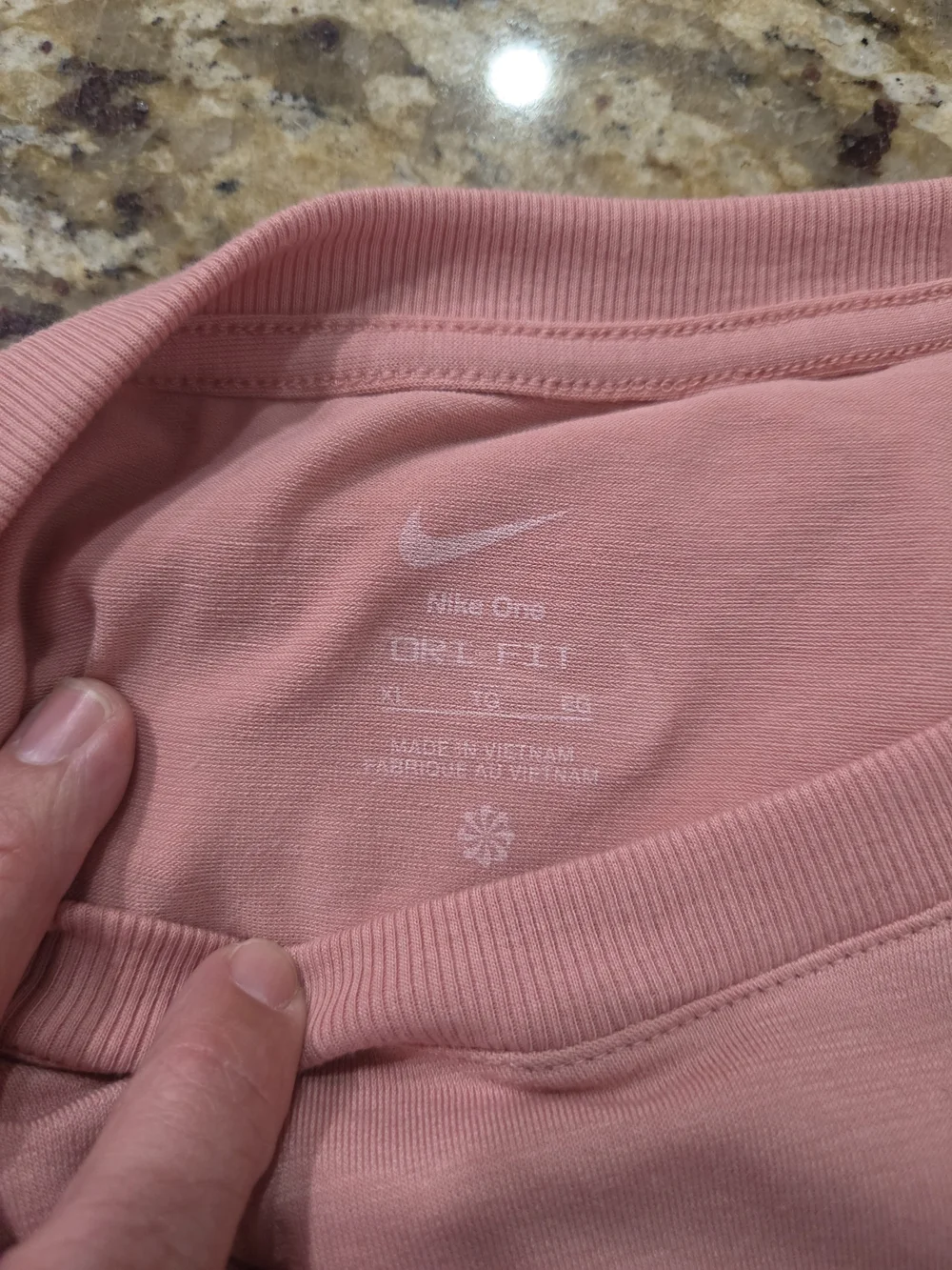Nike Women's Dusty Rose Short-Sleeve Crewneck Tee